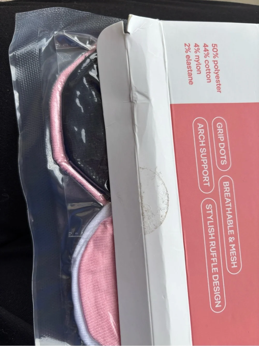 Coolmate Women's Athletic Yoga & Pilates Socks - Pink (Size 6-10)